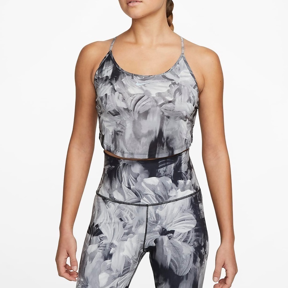 NWT Nike Dri-FIT One Cropped Printed Tank Top - Size 3XL